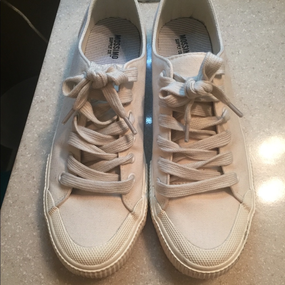 Cream colored Mossimo sneakers